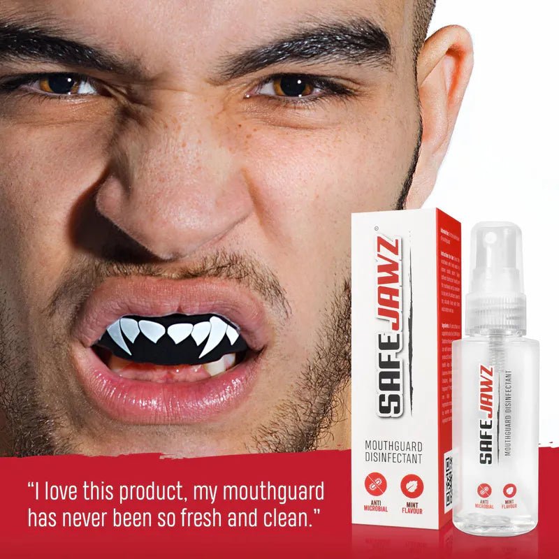 SAFEJAWZ Tannbeskytter desinfeksjonsspray - CombatStore.no