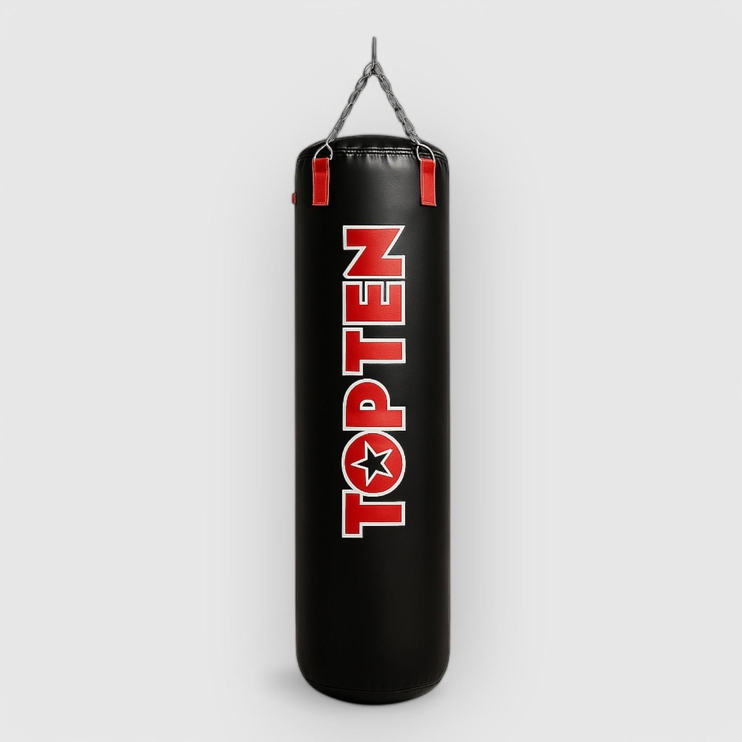 TOP TEN 150 cm Boksesekk Svart og Rød - CombatStore.no