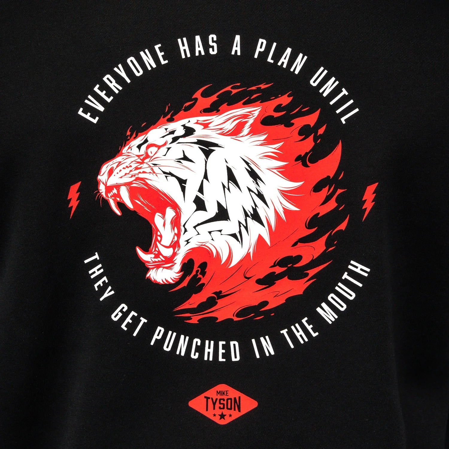 VENUM Mike Tyson Hettegenser svart/rød - CombatStore AS