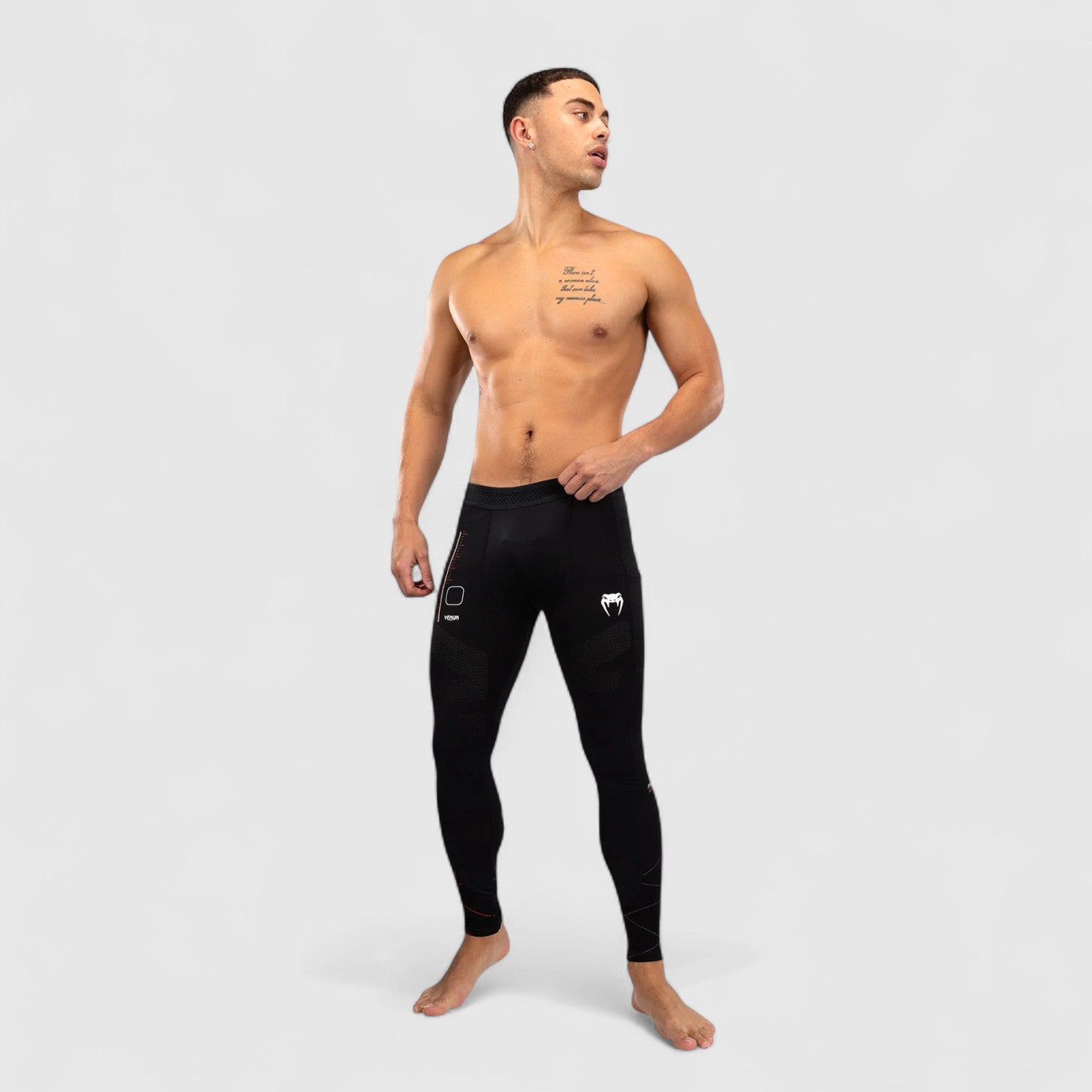 VENUM Tactical XT kompresjonsbukse svart og rød - CombatStore.no