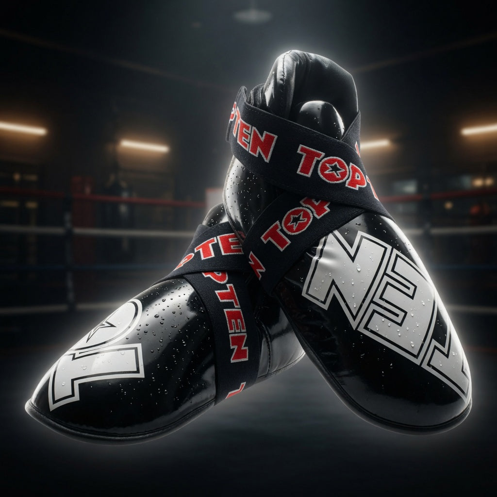 TOP TEN WAKO Competition Ultra Lett Vristbeskytter/Kicks m/UV label