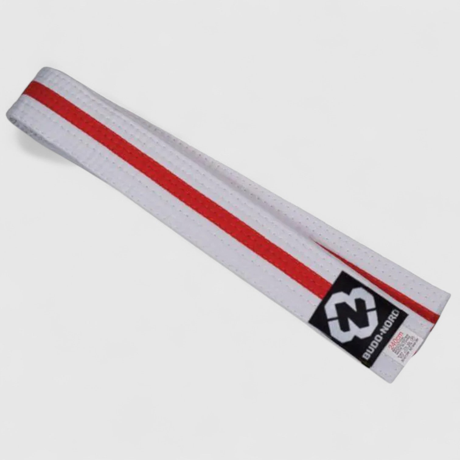 BUDO - NORD Hvitt Belte for kampsport og trening – klassisk, slitesterkt design - CombatStore.no