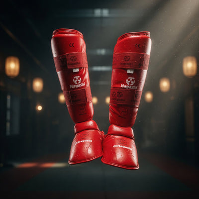 HAYASHI Premium WKF-Godkjent Legg og Vristbeskytter