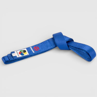 HAYASHI Karatebelte med WKF - etikett – konkurransebelte - Combat Store AS