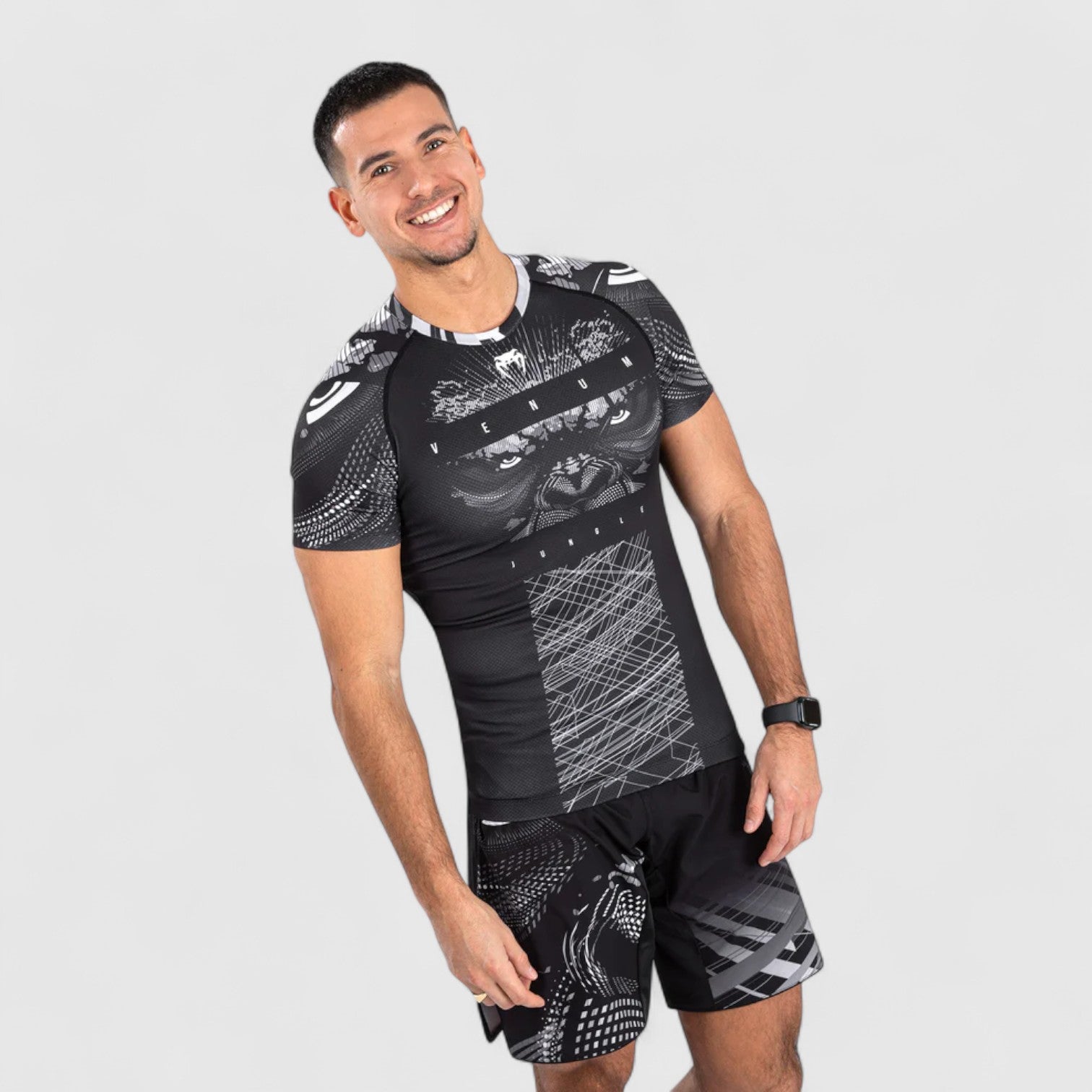 VENUM Gorilla Jungle rashguard med korte armer - CombatStore.no