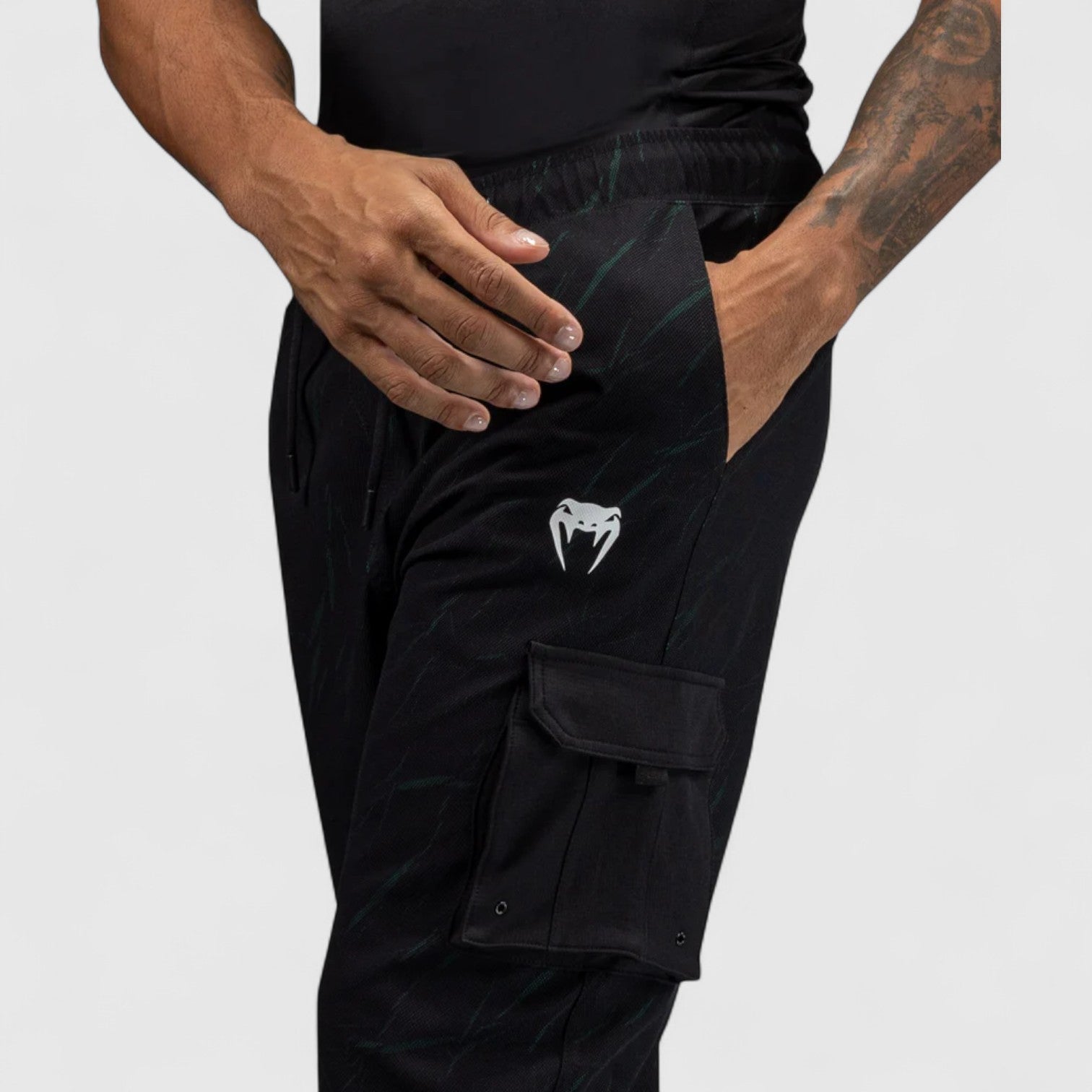 VENUM Trooper Herre Tracksuit Bukser - Svart/Skogsgrønn - CombatStore.no